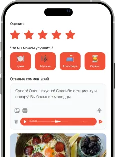 Пишите честный отзыв о заведении