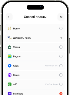 QR-kodni skanerlang va to‘lov usulini tanlang